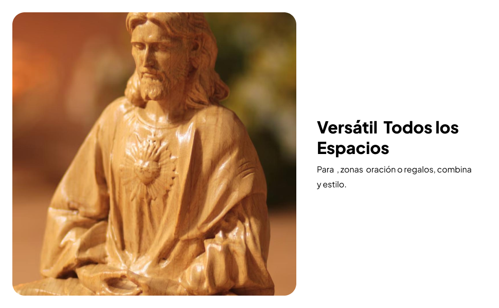 Resin Art Work - Jezusbeeld, kunstwerk, harsbeeld, religieus sculptuur, verzamelobject,
