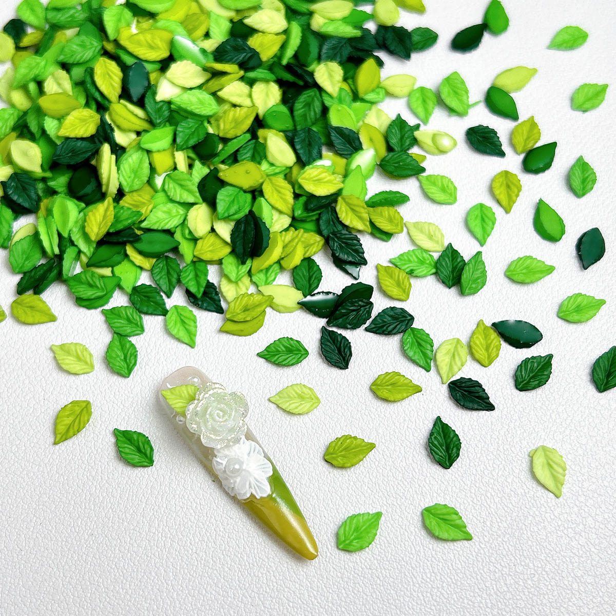 Resin Art Equipment - 50 STKS Effen Kleur Minimalistische Blad