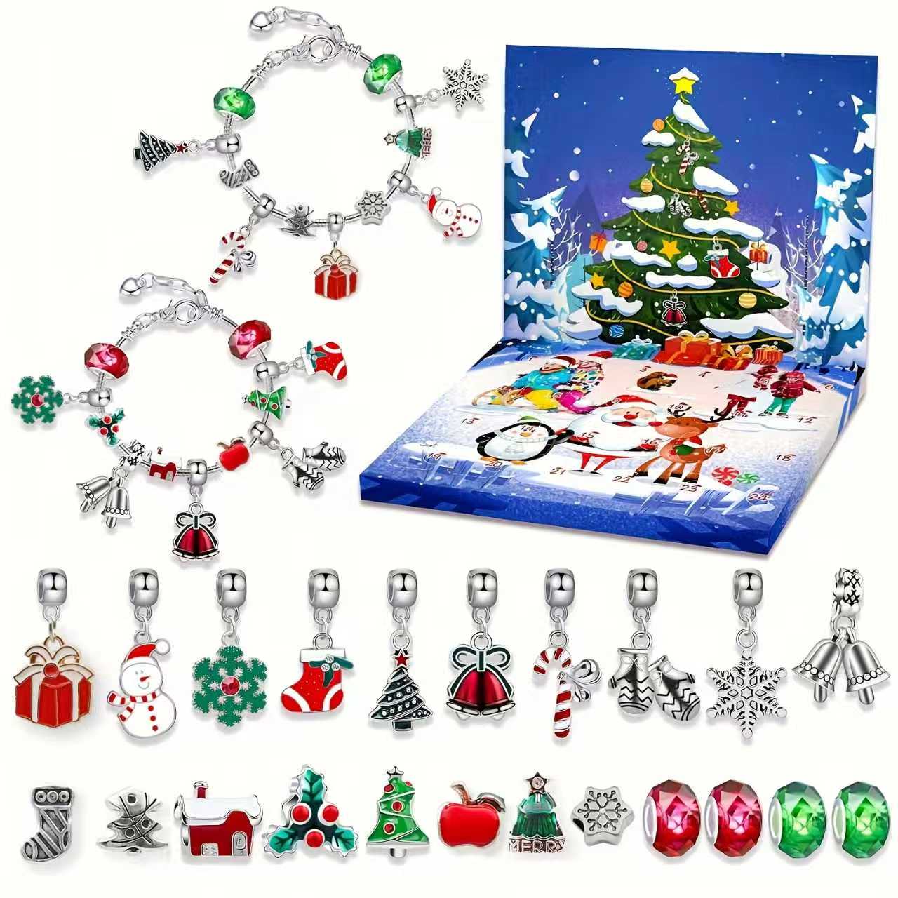 Resin Art Case - Creatieve kerstkalender met 24 dagen aftellen,