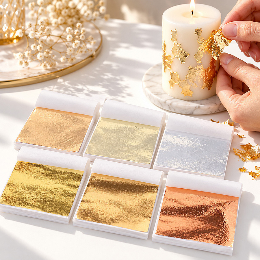 Resin Art Wedding Gift - 100 vellen gouden foliepapier voor kunstprojecten