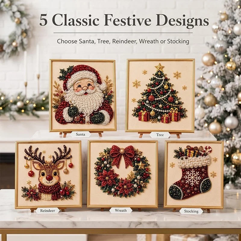 Kerst Parel Diamant Schilderku - Resin Art Wallpaper recensie en prijs