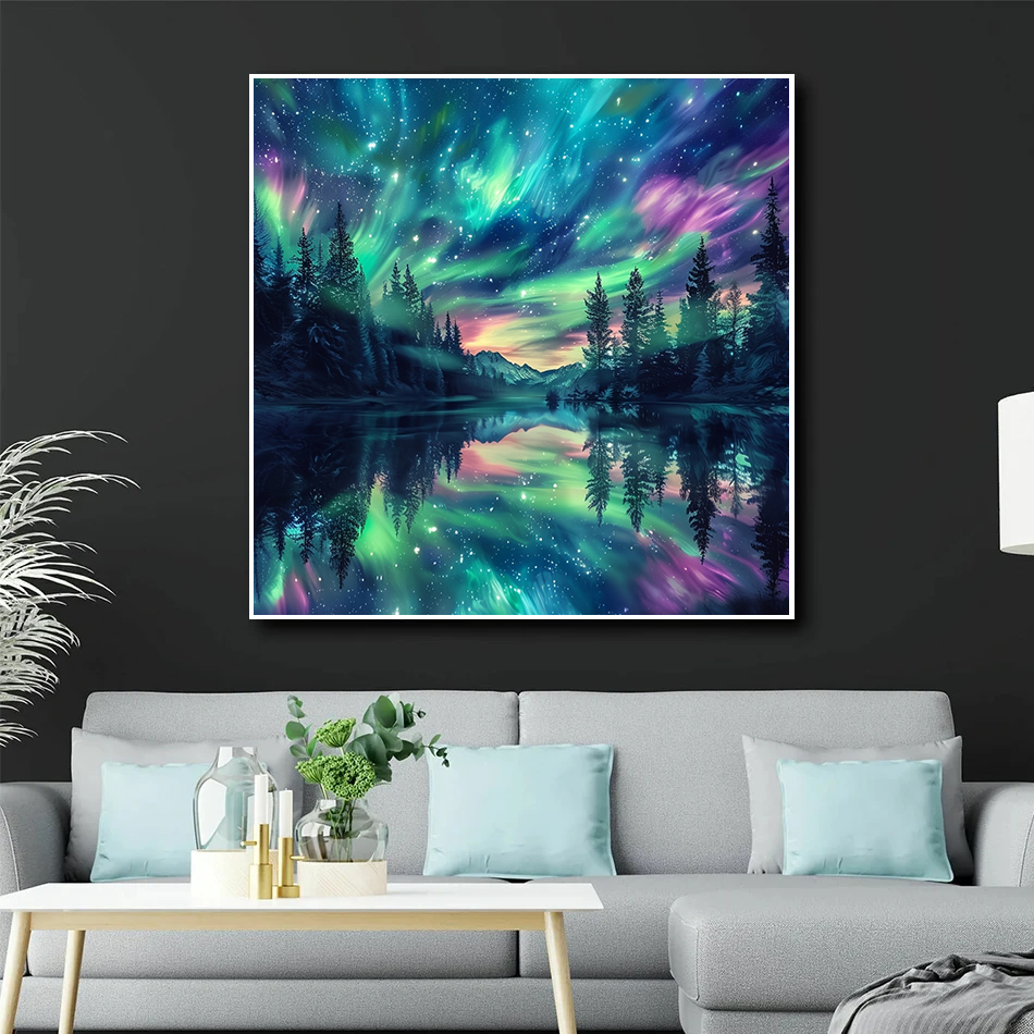 Frameloos, doe-het-zelf diaman - Resin Art Wallpaper recensie en prijs