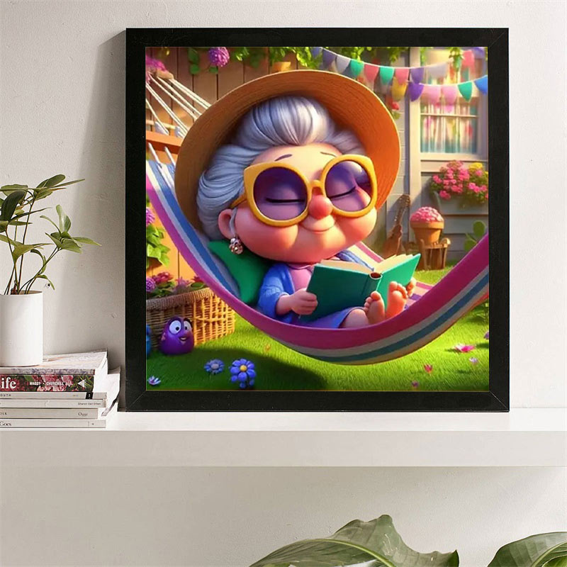 Frameloos, Oma Diamant Schilde - Resin Art Wallpaper recensie en prijs