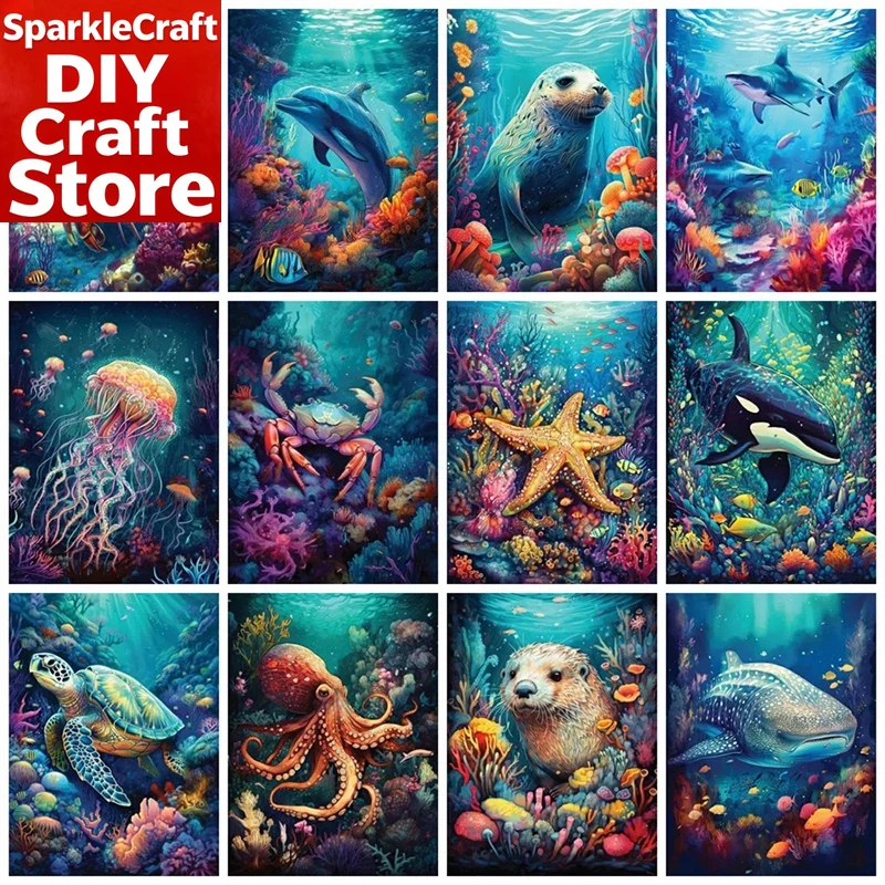1PC frameloze volledige vierka - Resin Art Wallpaper recensie en prijs