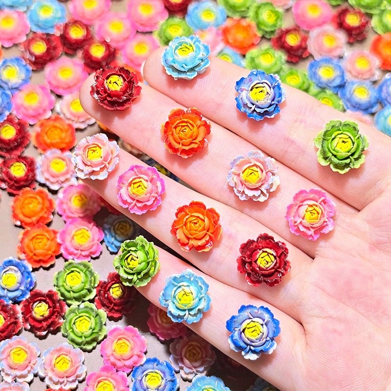 50 stuks gemengde kleuren 3D h - Resin Art Rose recensie en prijs